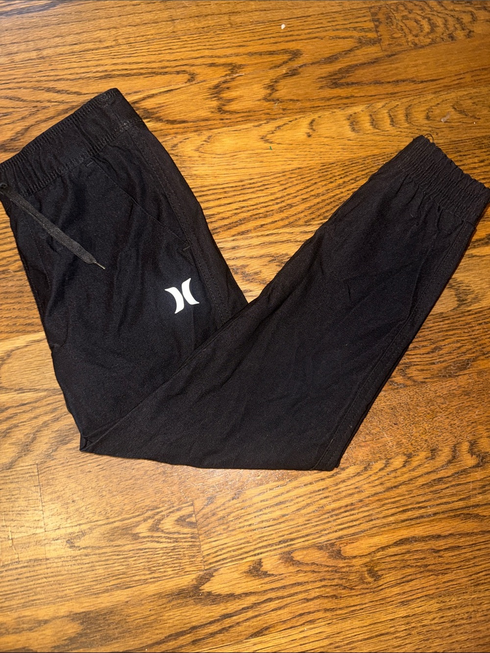 Hurley Black Kids Joggers with Logo